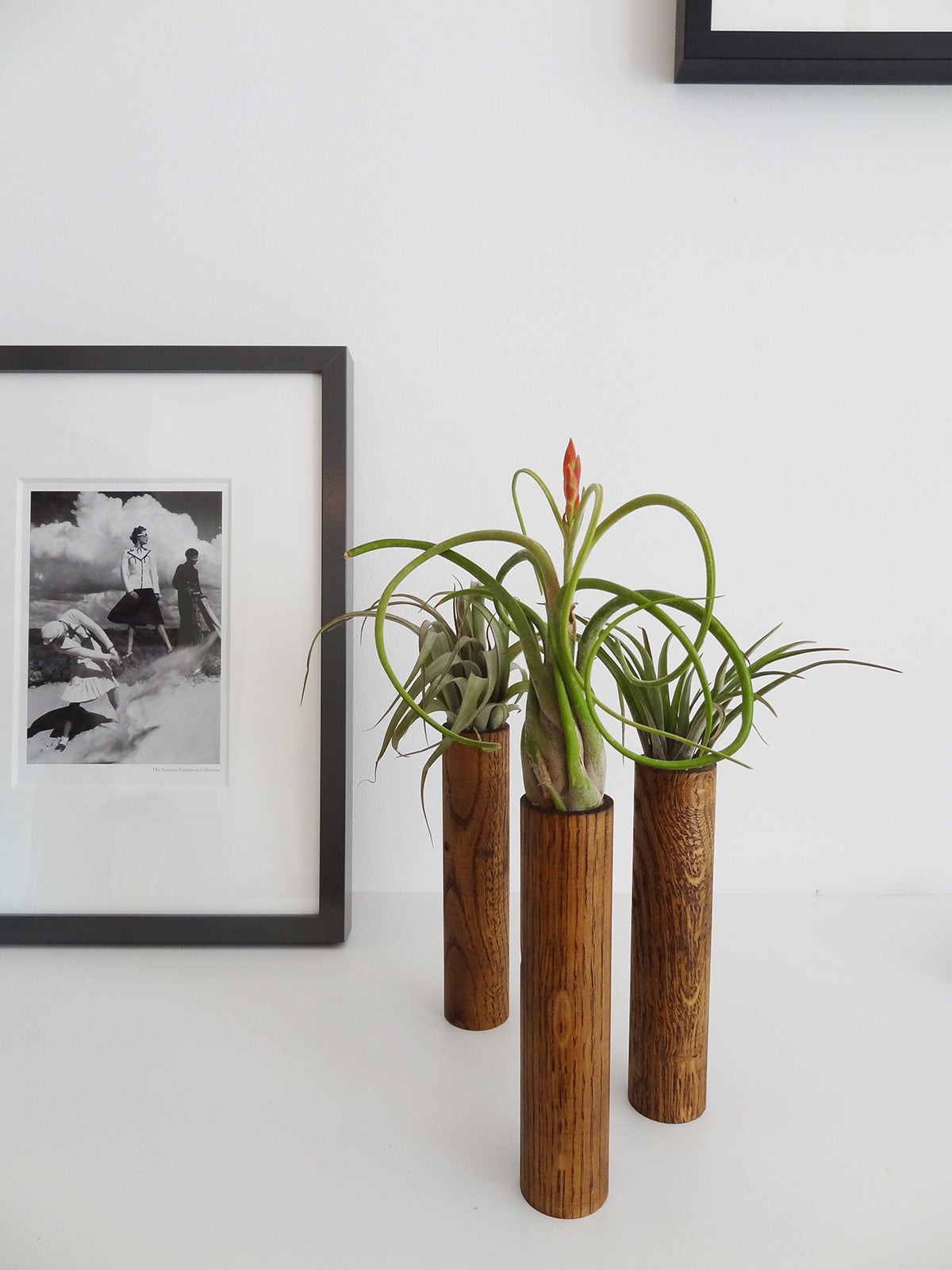 Stehender Cylinder – Dunkle Eiche – 3er Set